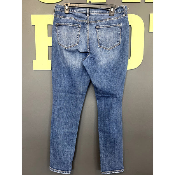 Old Navy Curvy Profile Mid Rise Straight Leg Jeans Size 12