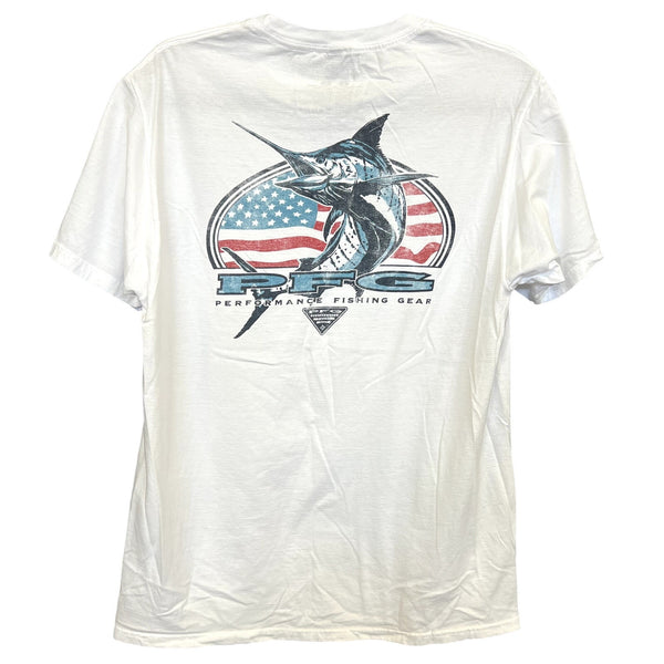 Columbia PFG Swordfish Cotton Graphic Tee Medium