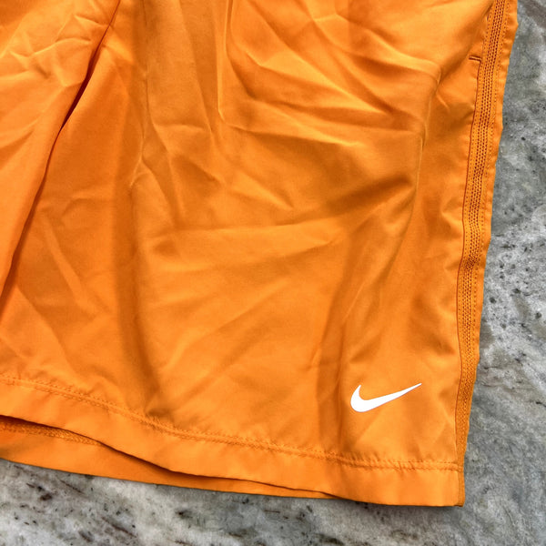 Nike Dri Fit Orange Unlined Athletic Shorts Size Youth XL