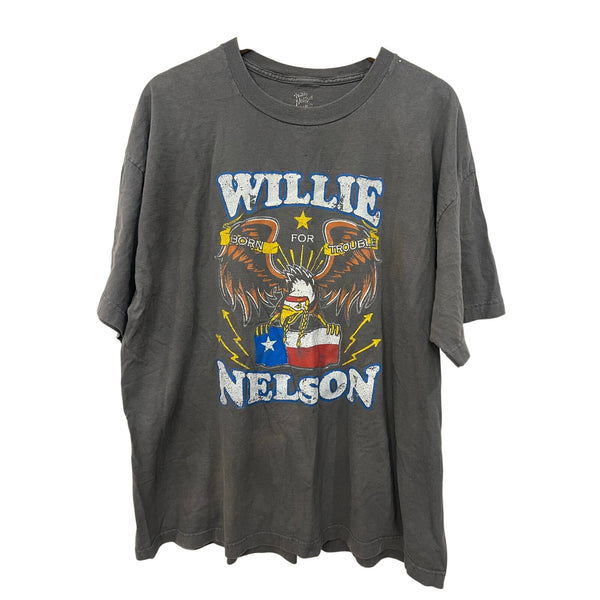 LivyLu Willie Nelson Oversized Graphic Tee O/S