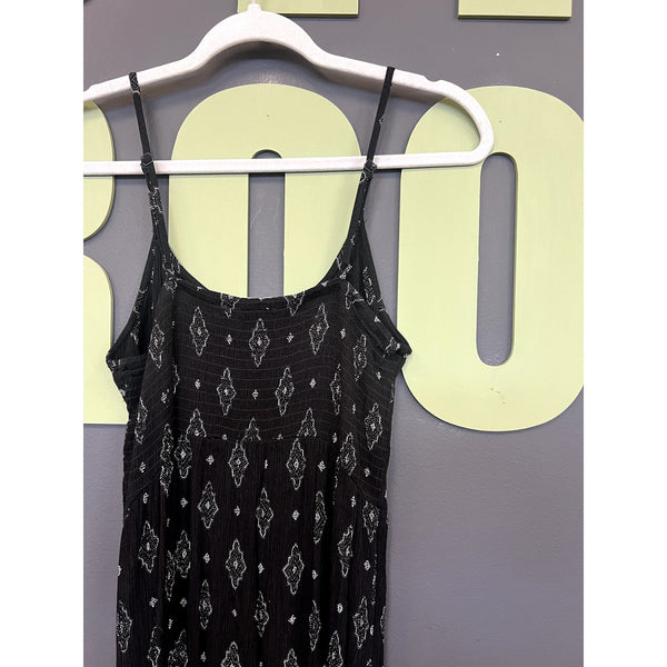 SO Black Bohemian Print Maxi Dress Size Medium