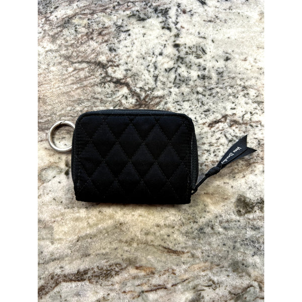 Vera Bradley Black Quilted Card Pouch