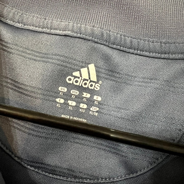 Adidas Men's Blue Polo Striped Top XL