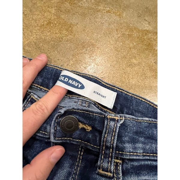 Old Navy Boys Straight Leg Dark Wash Jeans Size 4T