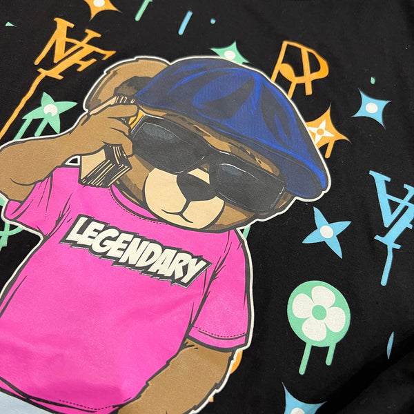 Bailey Apparel Vibes Legendary Bear Graphic Tee Boys Large