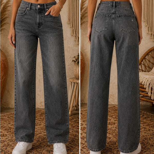 Hidden Black Straight Leg Jeans Size 24