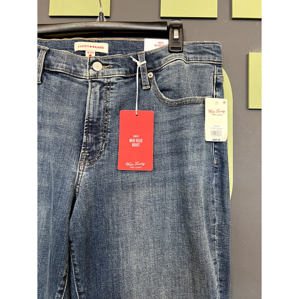 NWT Lucky Brand Sweet Mid Rise Bootcut Jeans Size 16