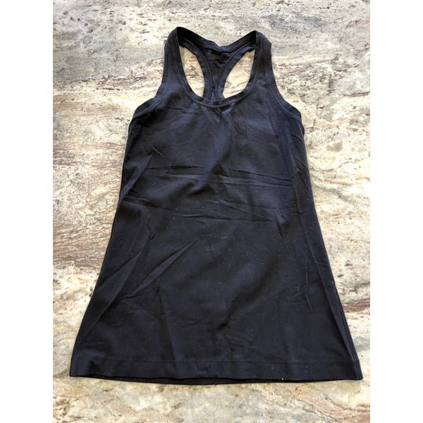 Lululemon Women's Black Tank Top Size 6
