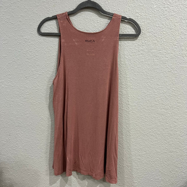RVCA Mauve Flowy Bohemian Tank Top Medium