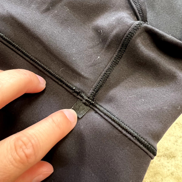 Lululemon Black Sports Bra Cropped Tank Size 8