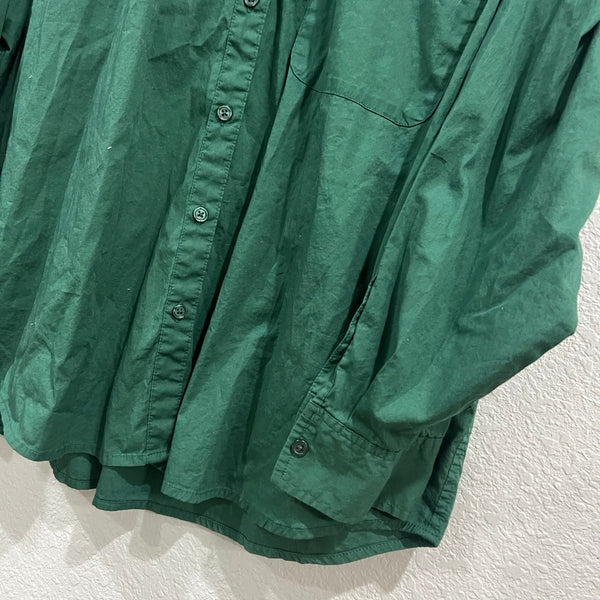 A New Day Dark Green Button Down Top XL