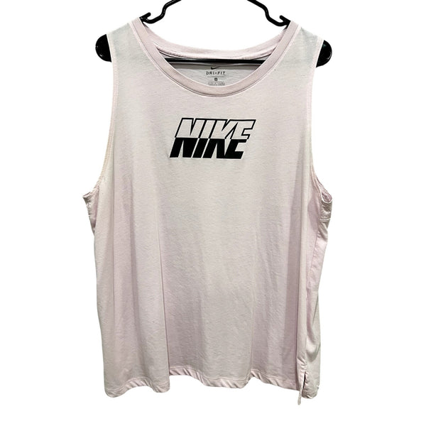 Women's Nike Light Pink Muscle Tank Top Size 1XL