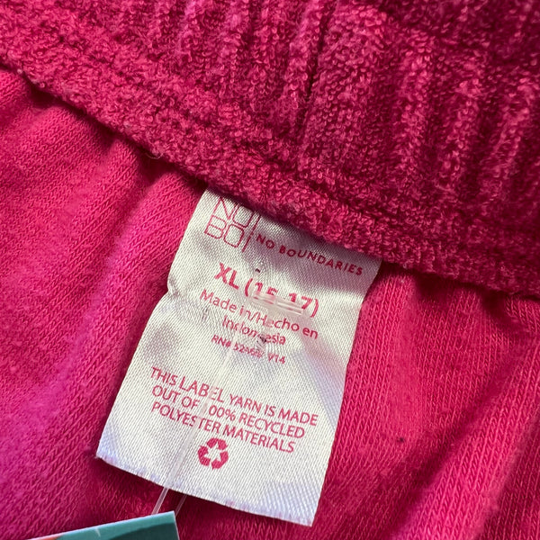 NOBO Hot Pink French Terry Lounge Shorts Size XL