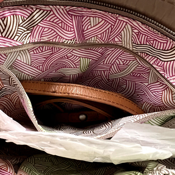 NEW The Sak Western Aztec Seed Bead Leather Crossbody Bag