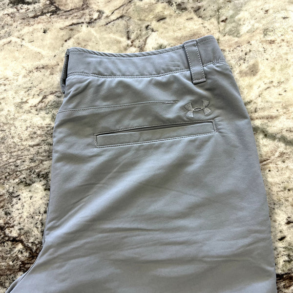 Under Armour Men's Gray Golf Shorts Size 34