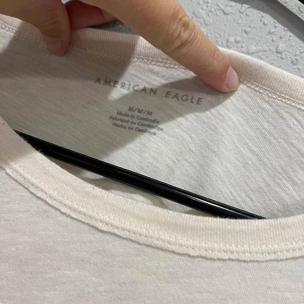 American Eagle "Good Vibes All Day" Oversized Graphic Tee Medium