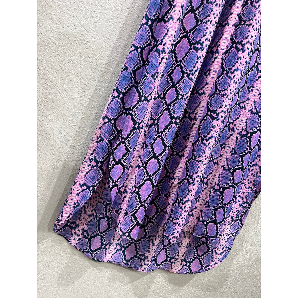 purple snakeskin dress Snake Print Dress Izanami
