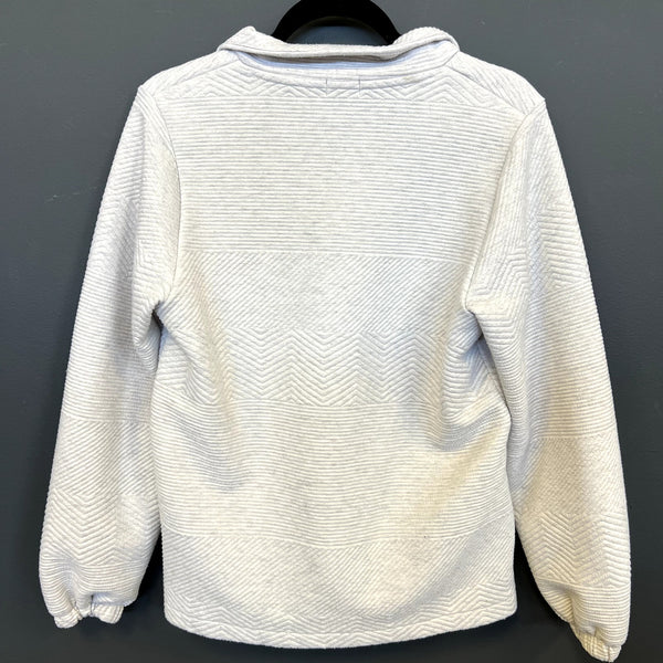 Buckle Black Ivory Crossover Quarter Zip Pullover Women's Small