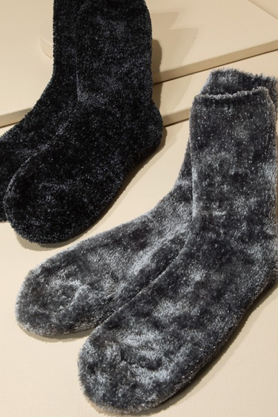 Plush Chenille Fuzzy Socks