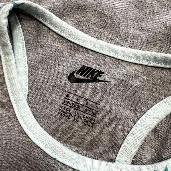 Nike Girls Gray Racerback Tank Top Size 6/7