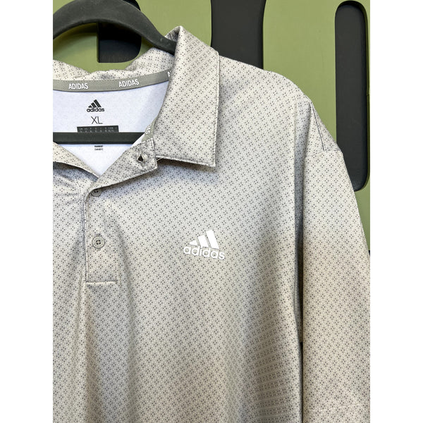 Adidas Men's Gray Athletic Golf Polo Size XL