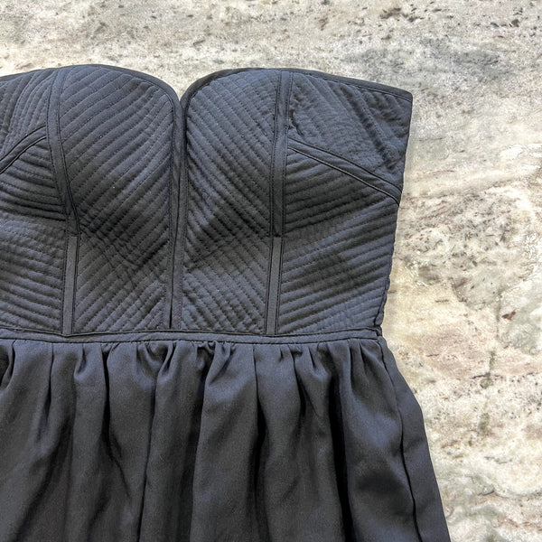 Miss Me Couture Black Strapless Mini Dress Medium