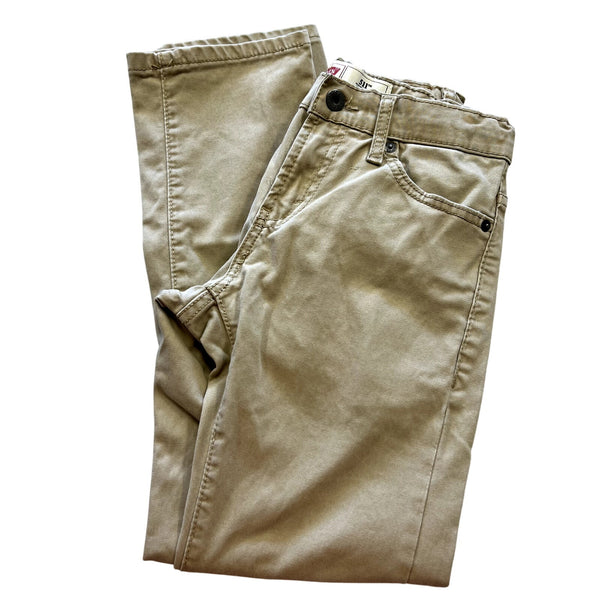 Levi's 511 Slim Boys Khaki Jeans Size 10