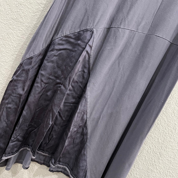 Women's Slate Gray Sleeveless Midi Dress Medium