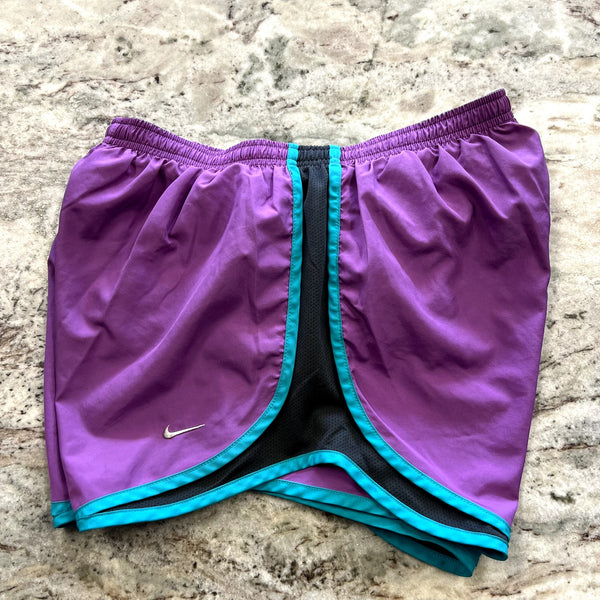 Nike Tempo Dri Fit Purple Running Shorts Medium