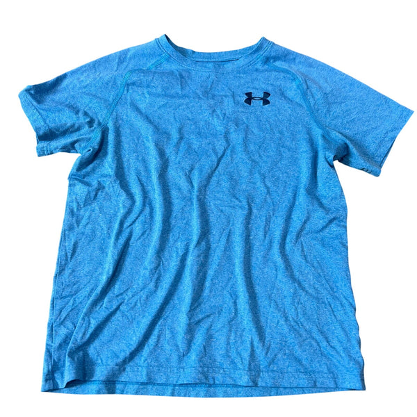 Under Armour Loose Fit Bright Blue Short Sleeve Tee Youth Medium