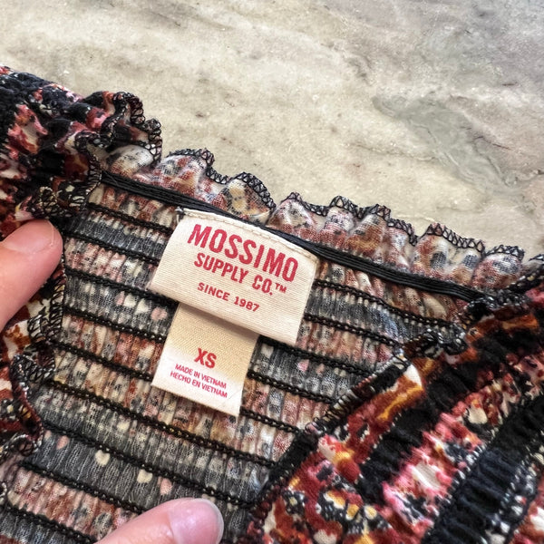 Mossimo Elastic Off Shoulder Bohemian Top Extra Small