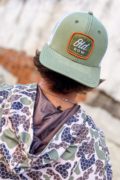 Old Row Forest Mesh Patch Trucker Hat