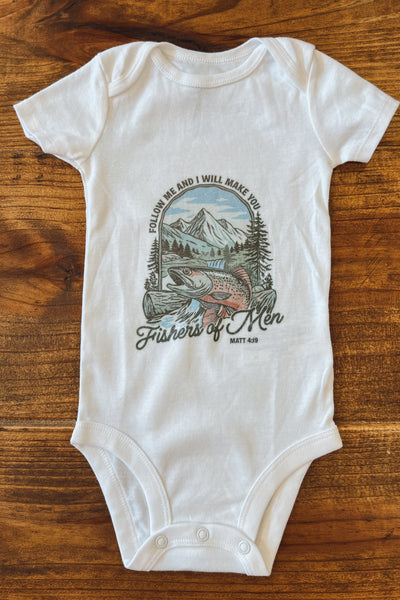 Rooted Fishers of Men Onesie