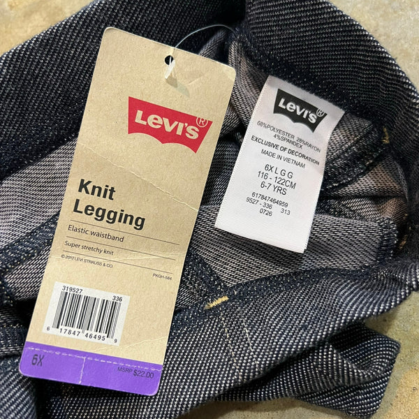 NWT Levi's Stretch Knit Leggings Girls Size 6X