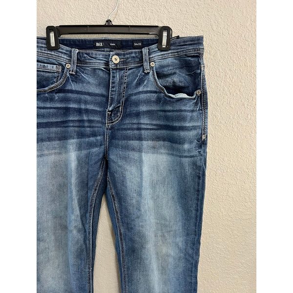 BKE Derek Relaxed Fit Stretch Bootcut Jeans Size 34X32