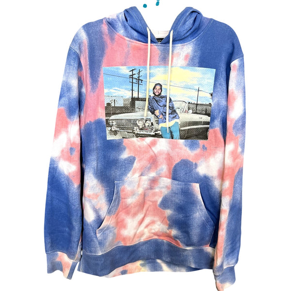 Boyz in the Hood Tie Dye Graphic Hoodie Size Medium