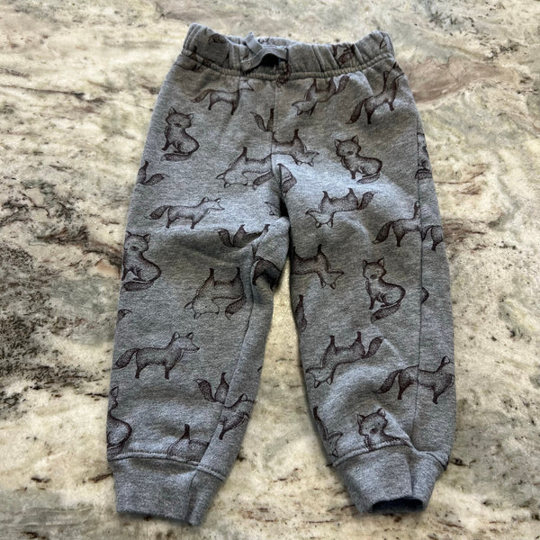 Carter's Gray Fox Sweatpants Size 24 Mo.