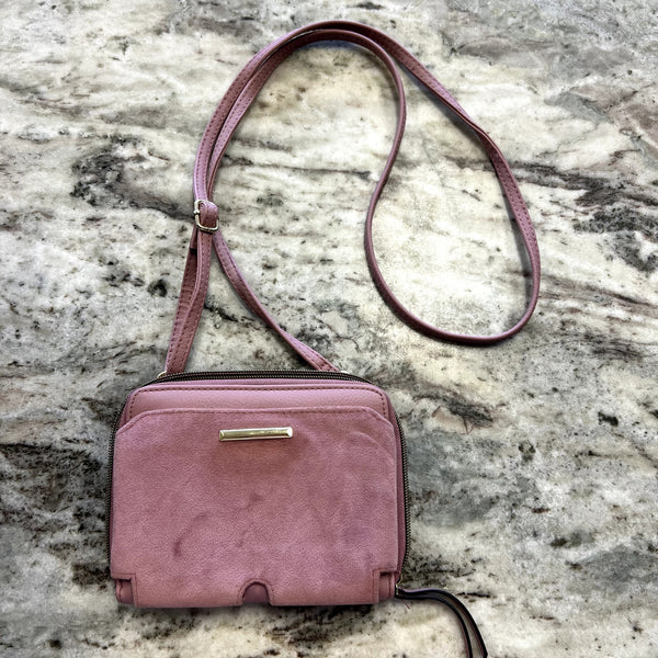 Women's Mauve Pink Wallet Crossbody