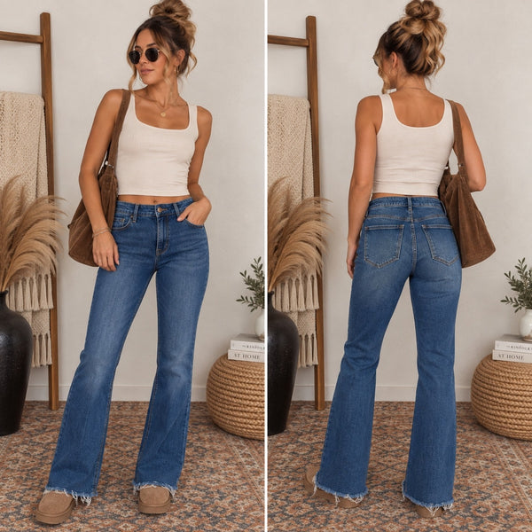 Old Navy Extra High Rise Flare Jeans Size 2