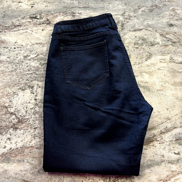 New York & Company Dark Wash Curvy Low Rise Skinny Jeans Size 12