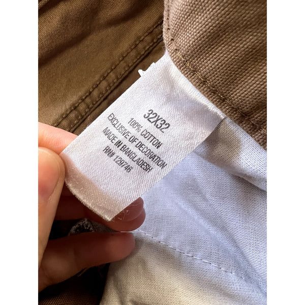 Blue Mountain Men's Cargo Straight Leg Khaki Pants Size 32X32