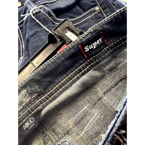 Silver Jeans Aiko Super Stretch Mid Rise Skinny Jeans Size 32