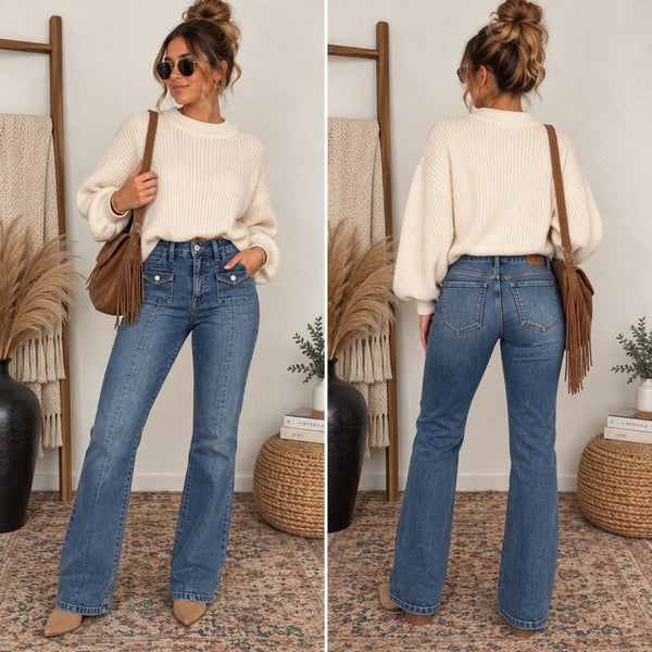 Sanctuary Denim The Fever Semi High Rise Slim Flare Jeans Size 26