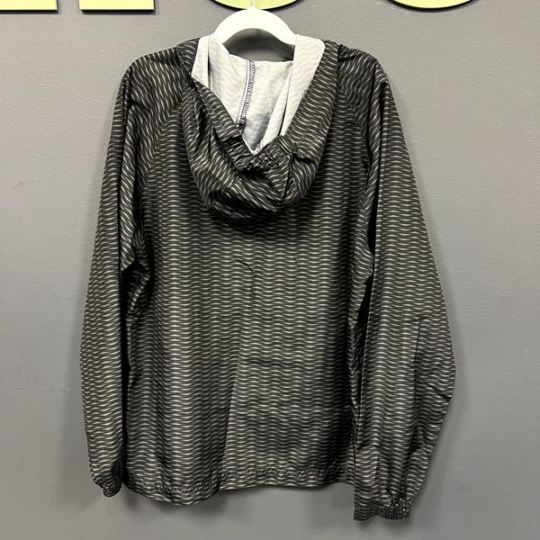 Holloway Youth Tech Eagles Embroidered Hooded Rain Pullover Size Large