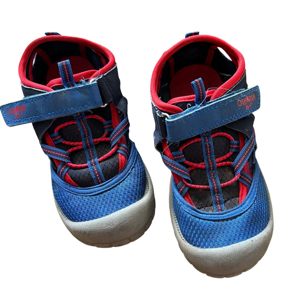OshKosh Boys Blue & Red Water Sandals Size 11