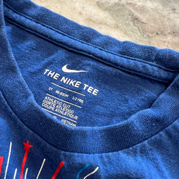Nike Boys Red White Blue Stars Tee Size 2T