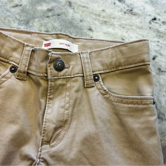 Levi’s 511 Slim Khaki Pants Size Boys 5