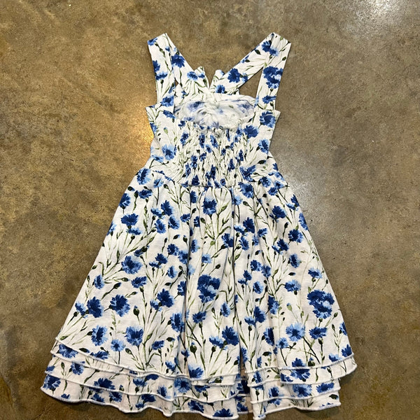 NWT Bailey's Blossoms Strappy Smocked Floral Ruffle Dress Size 2T