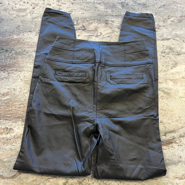Dazz Women's Faux Leather Skinny Dress Pants Size Large