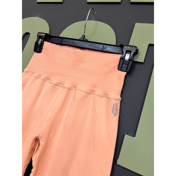 Free People Movement Good Karma Peach Leggings Size Medium